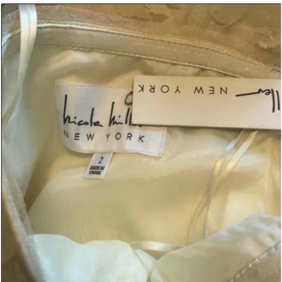 New Nicole Miller Sequin Strapless Dress - Picture 3 of 3